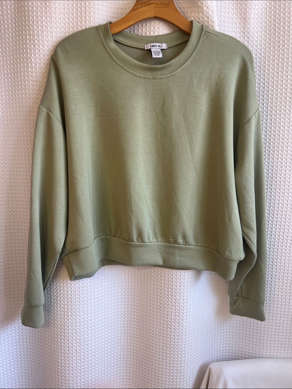 Always You Sage Green Crewneck Tee